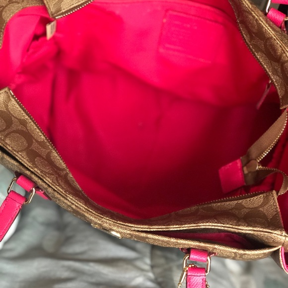 Coach Signature Baby Bag
